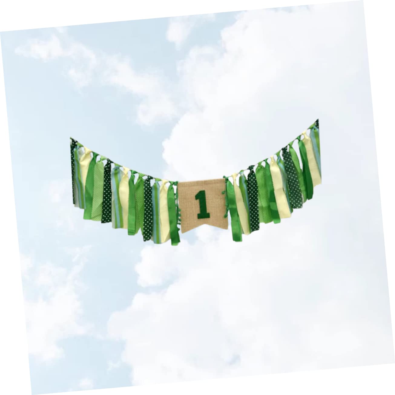 MAGICLULU 3 Set Striscione Decorativo Banner Per Il Primo Compleanno Del Bambino Seggioloni Bandiera Della Sedia Da Pranzo Bandiera Decorativa Ornamento Di Festa Arredamento Retrò