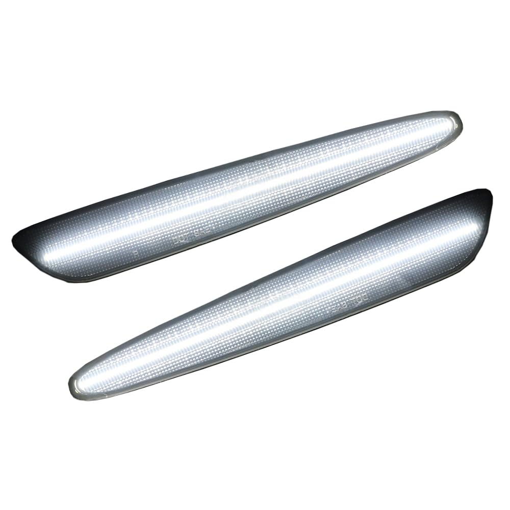 Riloer Feu de position latéral avant/arrière Compatible avec Chevrolet Corvette C6 2005-2013