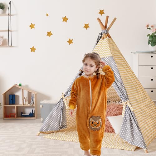 Image of MICHLEY Flannel Sleeping Sack,Baby Sleeping Bag Wearable Blankets 9M-6Y