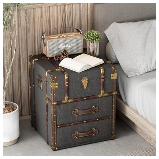 How to reuse old luggage Aoikax Vintage Storage Chest with Durable Design