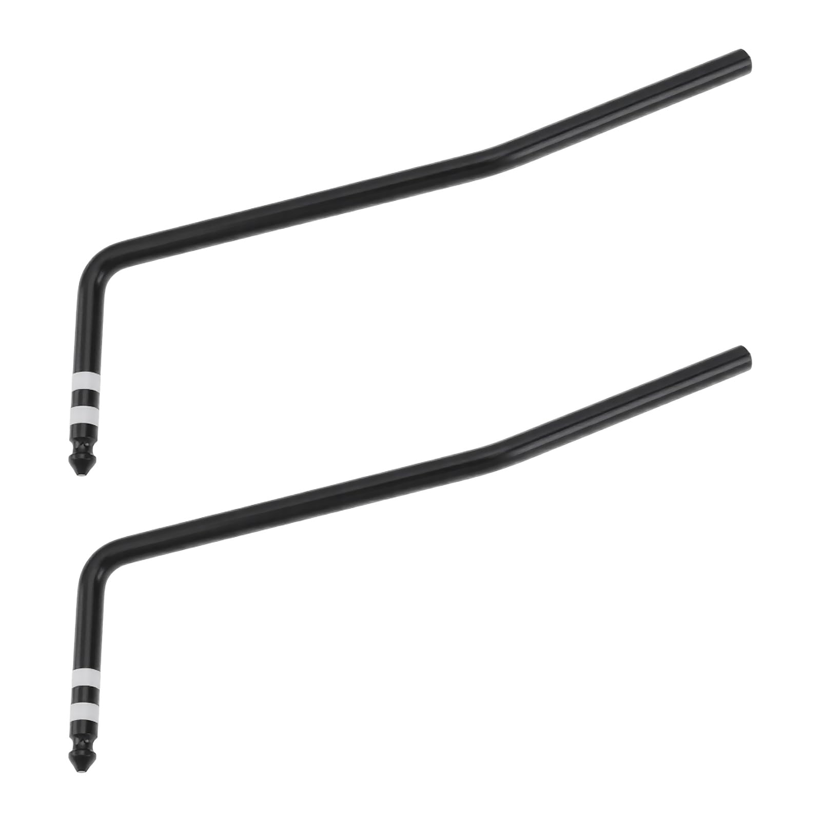 Briny River 2Pcs 6mm Guitar Tremolo Arm Compatible with Ibanez Edge Lo-Pro Compatible with Edge Pro Black