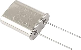 Aexit 100 Pcs Passive Components 18.432MHz 18.432 MHz HC-49/U Crystals Crystal Oscillator