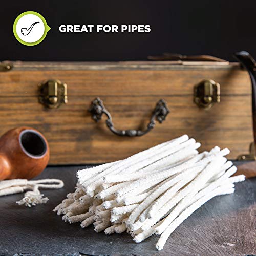 Lova 200 Pipe Cleaners for Pipe Smoking - Hard Bristle Pipe Cleaner for Glass Long White Pipe Cleaners for Cleaning - Tobacco Pipes & Accessories - Great Arts & Crafts and Repair Work - Thumbnail 6