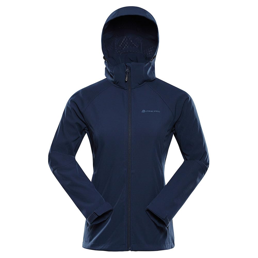 Veste Softshell ALPINE PRO Hoora en tissu premium durable bleu taille S - 8