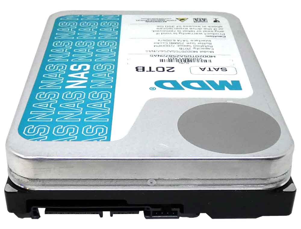 MDD MAXDIGITALDATA (MD20TSATA25672NAS 20TB 7200RPM 256MB Cache SATA 6.0Gb/s 3.5inch Internal NAS Hard Drive (Renewed)