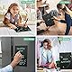 LCD Schreibtafel, Czemo 11.5 Zoll Vollbild LCD-Schreibtafeln für Erwachsene und Kinder mit Magnetisch, LCD Schreibbrett Digitales Zeichenbrett für Kühlschrank, Zeichnung, Memos (Dicke Schrift)