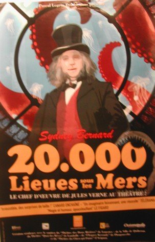Affiche 20 000 Lieues Sous Les Mers poster Sydney Bernard géant pour mur salon