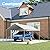 Quictent 10X20ft Upgraded Heavy Duty Carport Car Canopy Party Tent with 3 Reinforced Steel Cables-Gainsboro