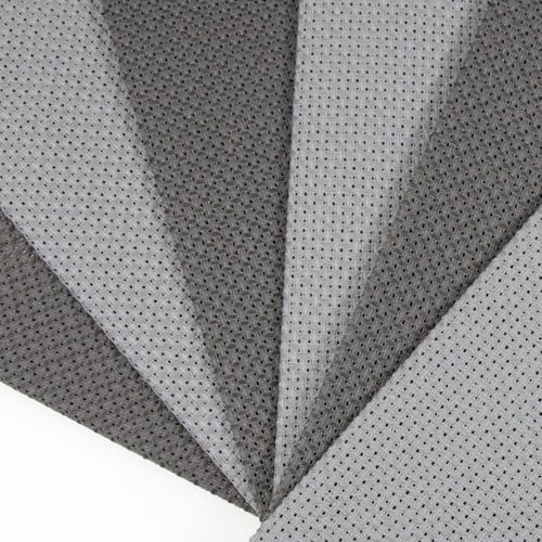 Image of KCS 6 pc of 12 inch x 18 inch(30cmx45cm) 14CT Counted Cotton Aida Cloth Cross Stitch Fabric (Medium Grey+Dark Grey)