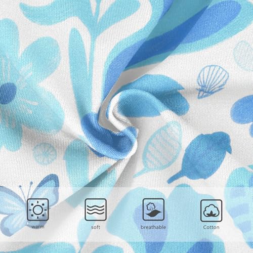 GuoChe Brief Panties Stretchy Triangle Panties Comfort Underwear for Toddler Girls in Sizes 2T,3T, 4T, 5T, 6Y and 8Y3