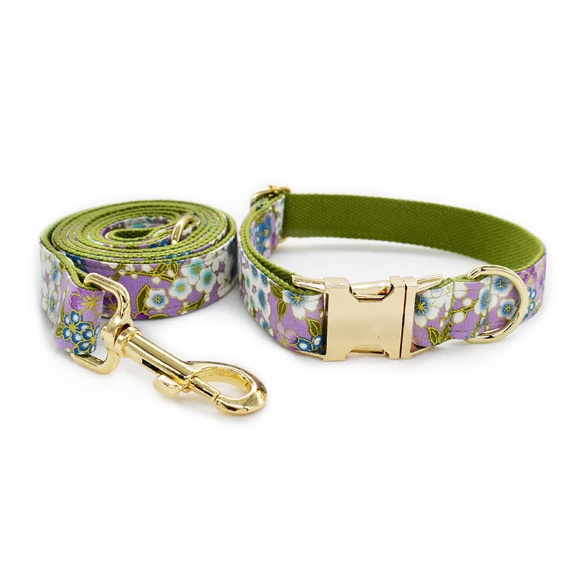 Correa Perro Correr Juego De Correa Y Collar Perro Personalizado con Impresión Arneses para Mascotas para A Prueba Escape Sin Tirones Antideslizantes Reforzada(20-29cm)