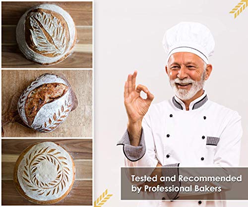 Riccle Bread Lame Slashing Tool, Dough Scoring Knife With 15 Razor Blades And Storage Cover #TOP4