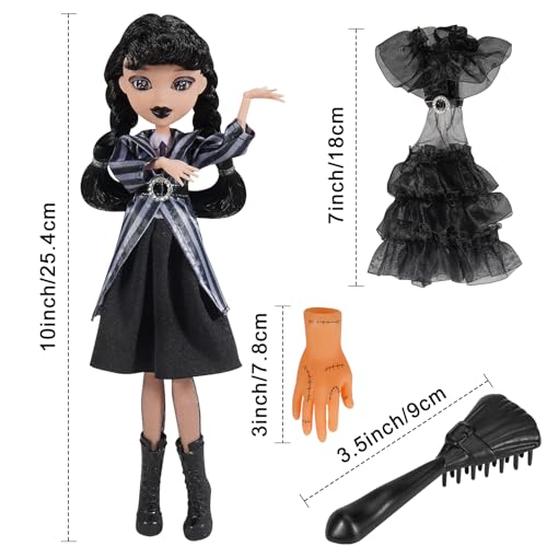 Muñeca 10'' con uniforme y caja de regalo miniatura 2