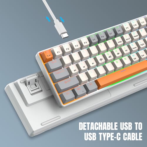 Teclado Mecánico Gamer XUMIUZIYuqh0xbig5n Cableado miniatura 4