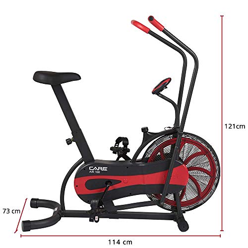 Air Bike CA-700 von Care Fitness Heimtrainer mit Luftwiderstand und LCD-Display