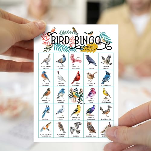 Birdbingogamecardsnorthamericabingogameforadultsbackyardbirdingbingocardssuppliesanimalbingobirthdaypartydecorfavorscardgiftsforbirdloverswomenfriendsfamilyholiday01 Urban Country Home Decor Bird bingo game cards north america bingo game for adults backyard birding bingo cards supplies animal bingo birthday party decor favors card gifts for bird lovers women friends family holiday 01 urban country home decor