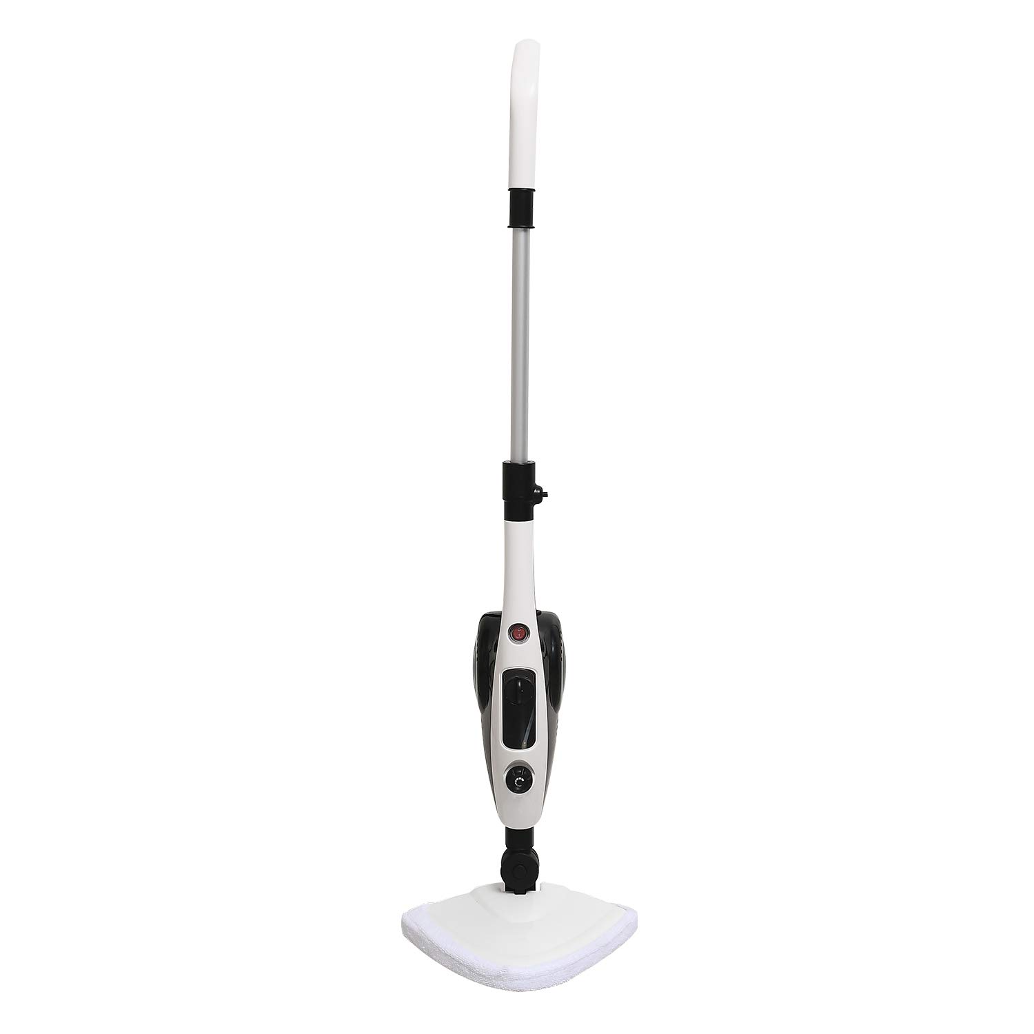 BENATA 1500W Microfiber Steam Mop for Tile, Bathroom, Hard Wood Floor Cleaning (White, 20.3X11.6X21.3)