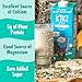 Kiki Milk Plant Based Milk - Organic Unsweetened Kiki Milk - Calcium & Magnesium Source - Gluten Free, Gum Free, GMO Free, Dairy Free, Soy Free, Glyphosate Free - Shelf Stable - (32 oz • Pack of 6)