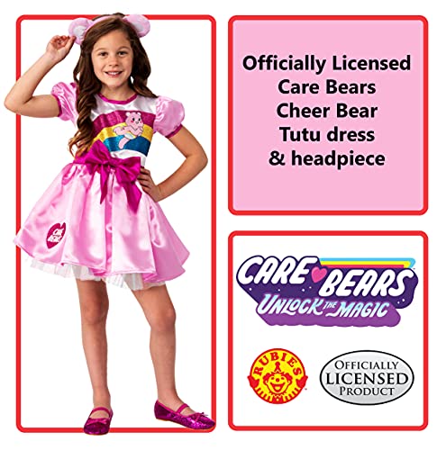 Disfraz de niña Care Bears Cheer Bear Rubies talla Small miniatura 2