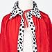 King Costume for Kids Robe Crown Scepter Set Boys Royal Prince Cape Dress Up Cosplay Red
