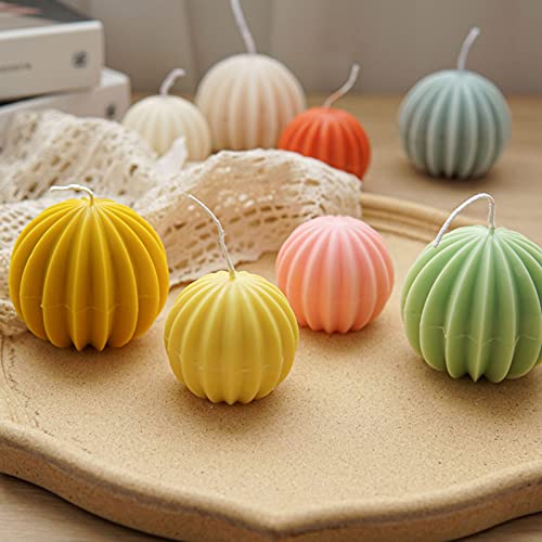 Kerzenform Zum GieÃen, 3D Kugelkaktusform Runde Kerzenformen Plastik Kerzen GieÃform DIY Aromatherapie Kerzenform Kaktuskerzenform für Herstellung Von Kerzen Aromasteinen Seife (2pcs) – Bild 5