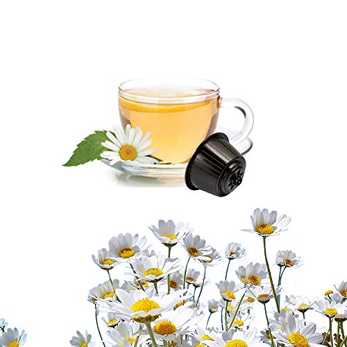 Kickkick - Cápsulas de manzanilla compatibles con Nescafè Dolce Gusto (16 cápsulas)
