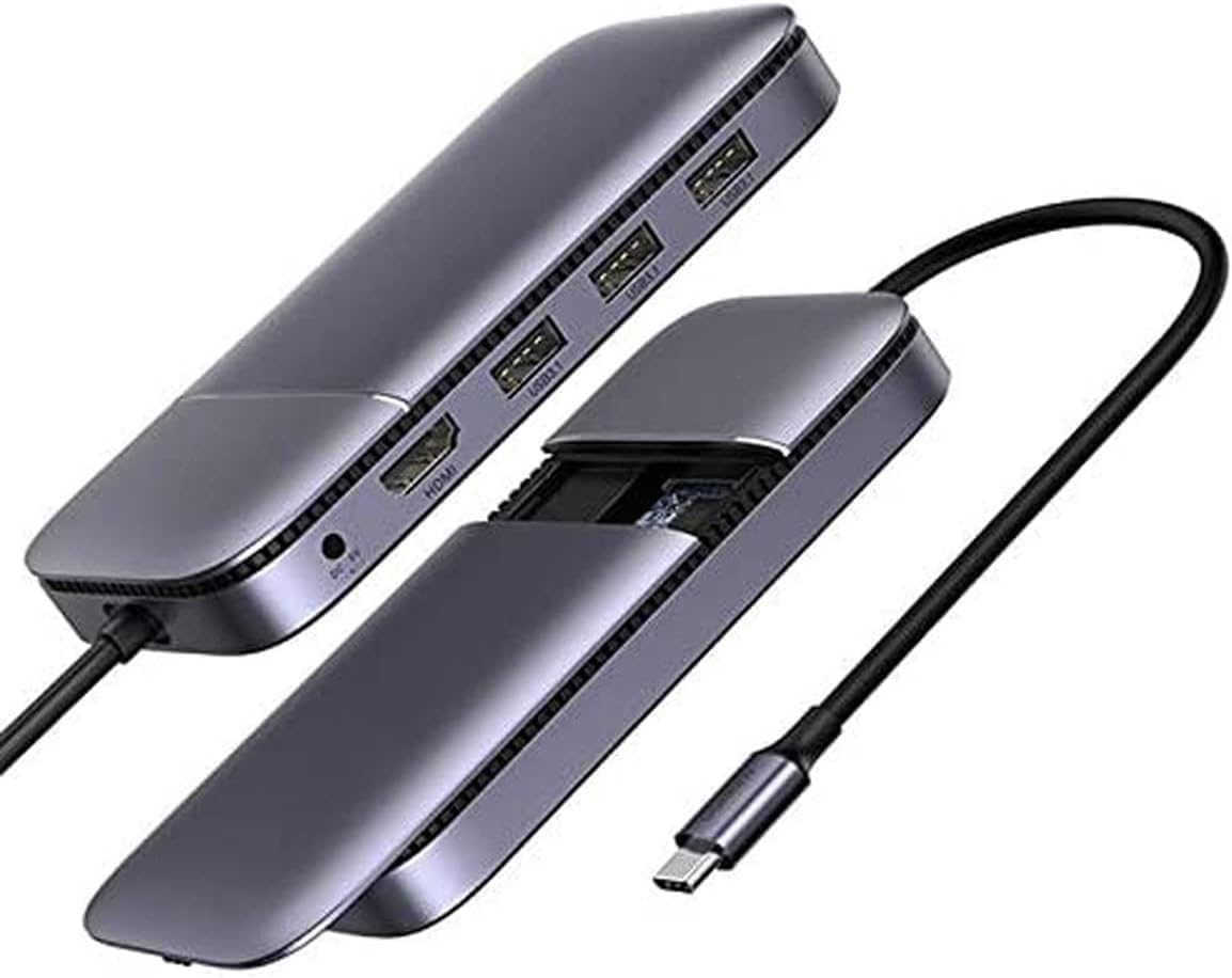 USB C Hub HDMI 4K 60Hz HUB Splitter Multi USB Port Expander 100W PD Charger