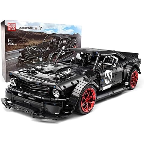 Mould King 13108N Racing Building Kits, MOC Sport Car Vehicle Building Blocks Set Model to Build, Racer Toy Collectible Model (2946 Pieces) Cover