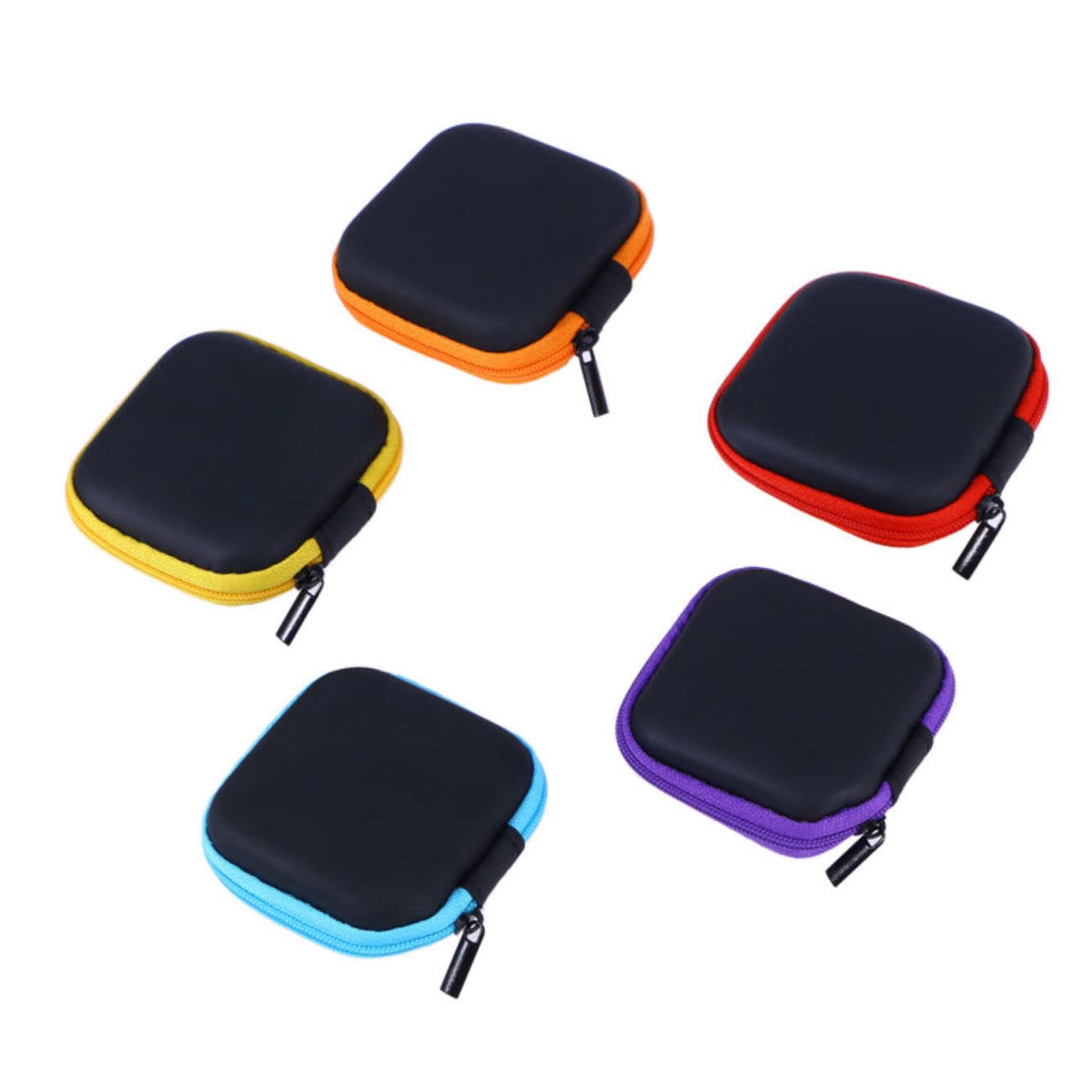 Gatuida 15 Pezzi Custodia Per Cuffie Portatile Materiale Eva Custodia Per Auricolari Per Auricolari Resistente Allacqua Design Robusto E Compatto Per I Viaggi