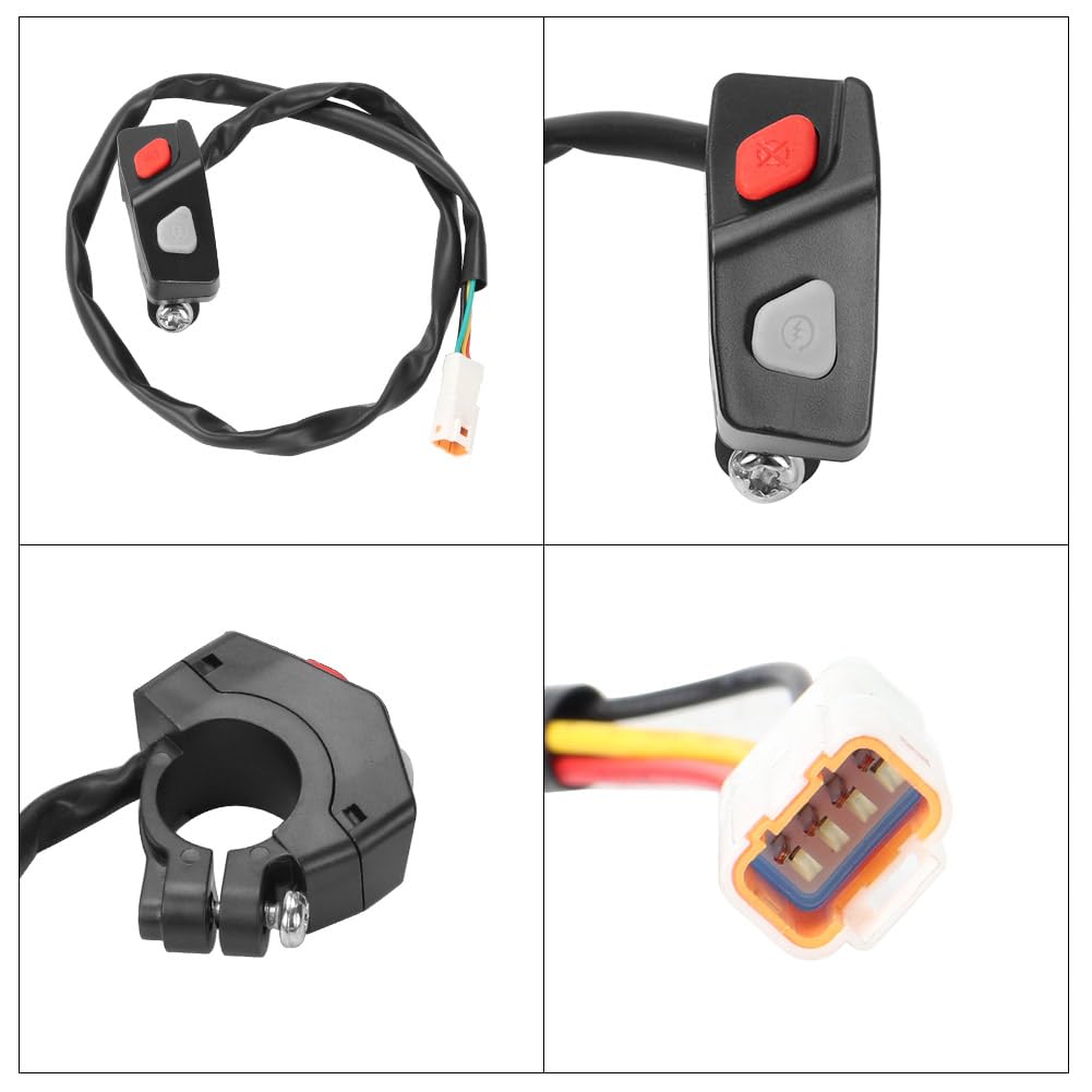 Amazon.co.jp: Cylemoto 2ボタンスタートスイッチエンジンストップ