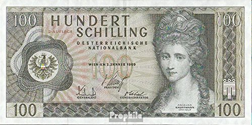 Prophila 100 Schilling Österreich Banknote 1969