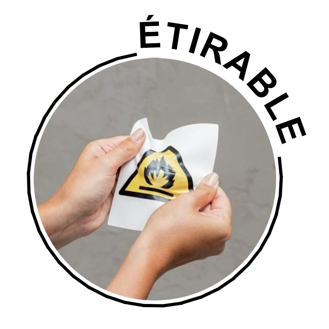Avery Étiquettes Ultra-Résistantes Polyéthylène - 400 Étiquettes Autocollantes 105 x 74 mm - Compatible Imprimante Étiquette Autocollante Laser/Jet d'Encre