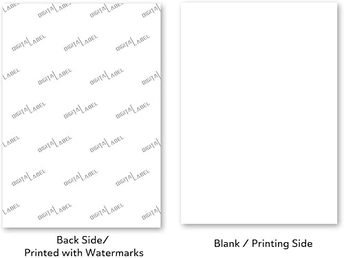 Miniatura 8 de Koala - Papel adhesivo transparente para impresora de inyección de tinta, papel adhesivo de vinilo transparente impermeable para imprimir  8.5 x 11