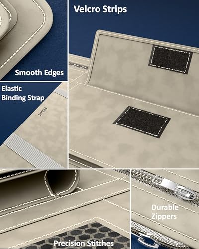 Image of FEDUS Premium Car Sun Visor Organizer CAR Organiser and Storage Car Document Holder, Sunglasses Holder for Car, car all New Accessories Multipocket Pouch Auto Interior Accessories for Truck, SUV, Van