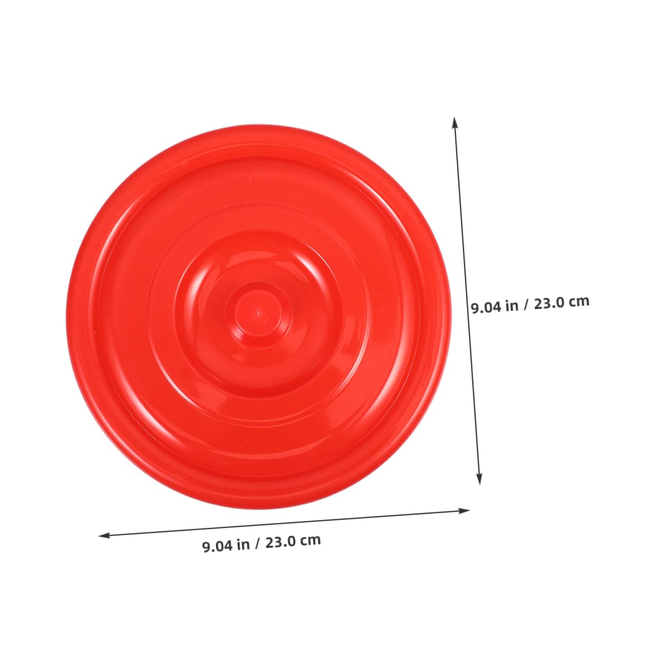 Zerodeko Large Plastic Trash Can Lid Waste Bin Cover for Fits Round Containers for Trash Water Buckets and More Reliable Garbage Can Accessory
