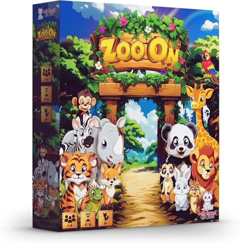 Family Board Game - Build Your Own Animal Zoo miniatura 1