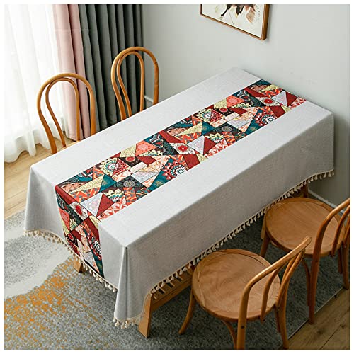 Nappe rectangulaire polycoton 140x140 cm de cuisine et repas - 2