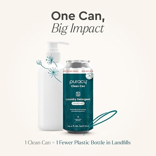 Miniatura 11 de Puracy Detergente para ropa – Detergente líquido alimentado por enzimas, detergente natural para ropa visto en TikTok, no tóxico