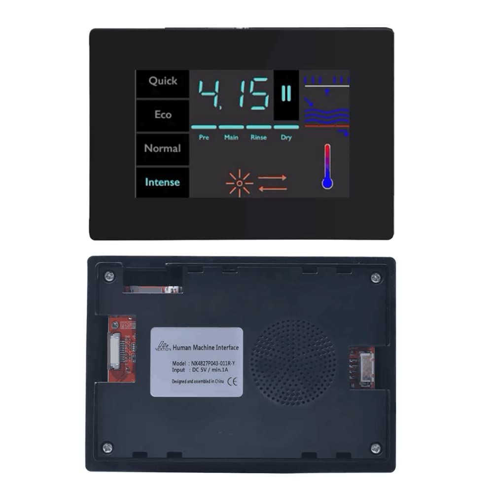 Nextion inteligente pantalla 4,3" pulgadas NX4827P043-011R-Y táctil resistiva 480x272 Serial HMI LCD-TFT módulo con carcasa Soporte de audio y video