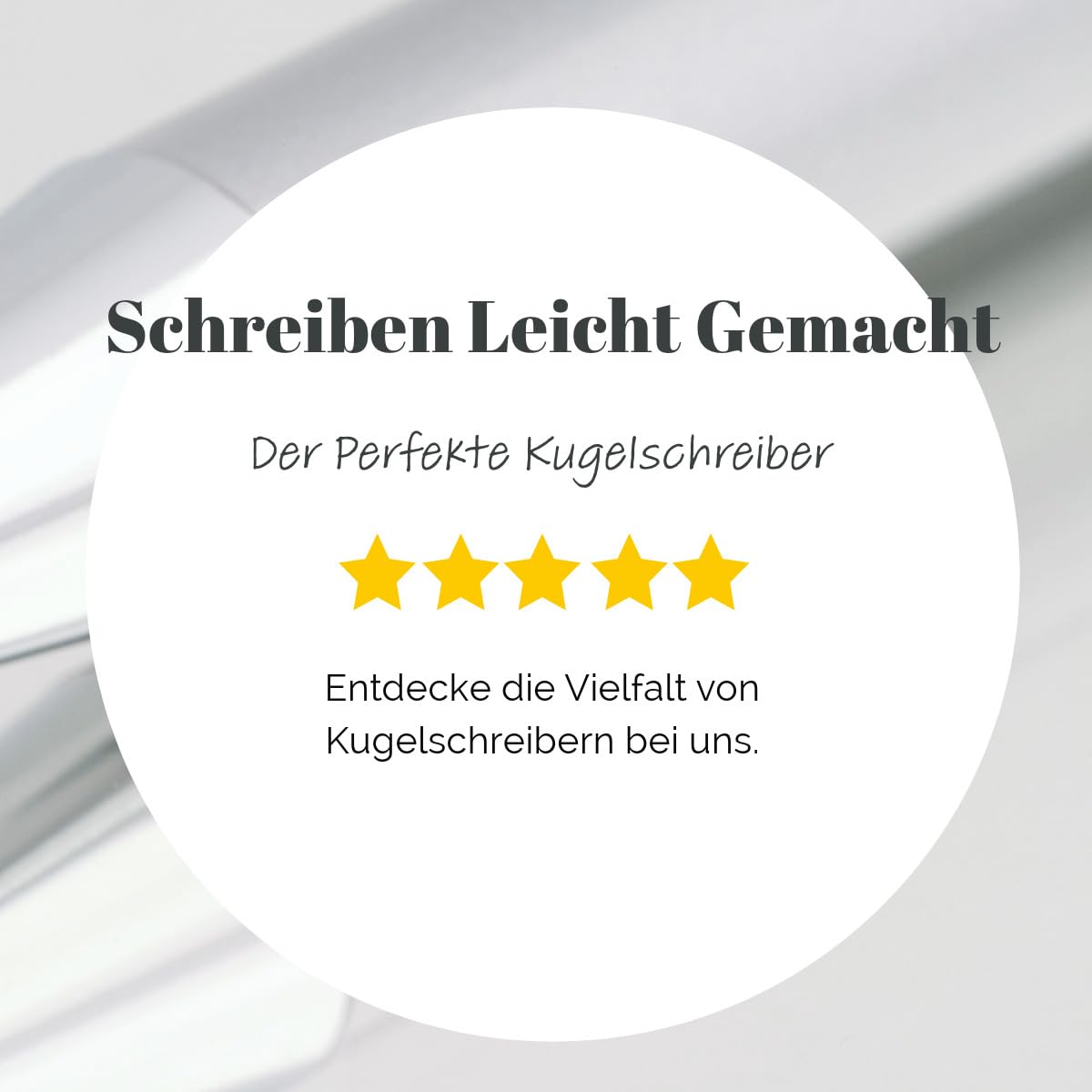Schmalz® 50 Stück Kugelschreiber aus recyceltem Aluminium mit Bambusdrücker & Metallclip – Großraummine blau schreibend – personalisierbar mit Gravur und/oder Logo (50)