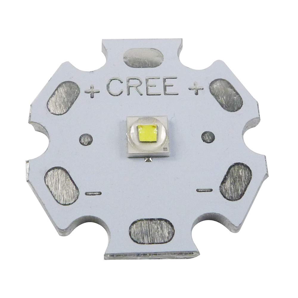 Nagulagu 10PCS Cree XLamp XP-E2 XPE2 1W 3W Cool White 6000K LED Emitter diode on 20mm Star Base for DIY