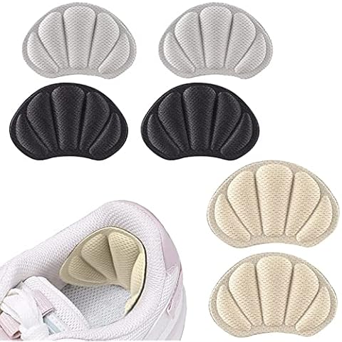 3 Pairs Heel Grips Shoe Pads,Heel Cushion Inserts,Heel Cushion Pads,Self Adhesive Heel Cushion,Anti-Slip Heel Pads,for Loose Shoes Women Men Sneakers High Heels Sneakers Leather Shoes Cover
