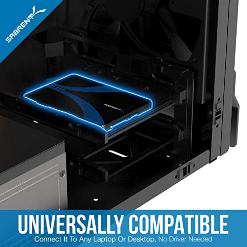 Kit Adaptador Sabrent SSD 2.5" a Bahía SATA 3.5" miniatura 7