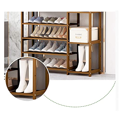 Support à chaussures pour placard de chambre en bois de bambou solide