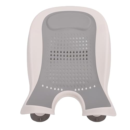 YWBL-WH Lavabo de lavado de glúteos para bebé, bañera portátil con ventosas fuertes y malla suave, para soporte de baño para recién nacidos, diseño