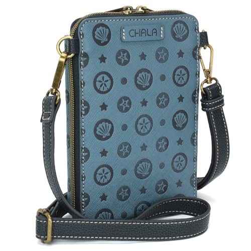 Image of CHALA Snap Crossbody RFID Protected Women Faux Leather Cellphone Purse with Adjustable Crossbody Strap