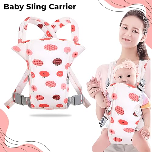 Image of Bembika Baby Carrier Newborn to Toddler with Multiple Positions Infant Carrier Soft Baby Holder Kangaroo Bag Sling Carrier All Seasons - Apple