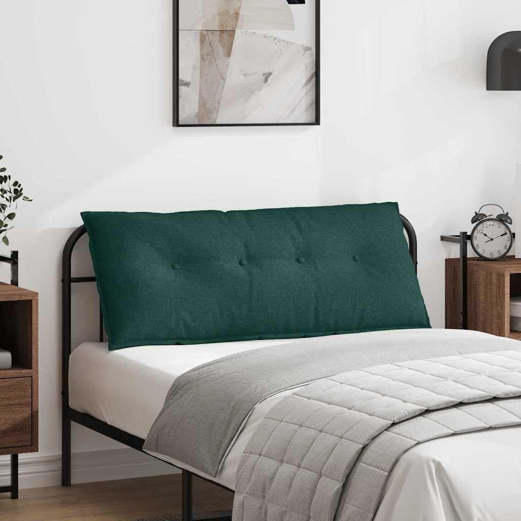 Coussin de dossier d'intérieur 120x19x50 cm en tissu doux gris
