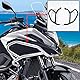 Motorrad Sturzbügel Rahmen Motorschutz Stoßstange Autobahn Kompatibel mit NC750X NC 750 X NC 750X 2021 2022 2023 2024 Motorschutzbügel Kraftstofftank Fallschutz, Schwarz