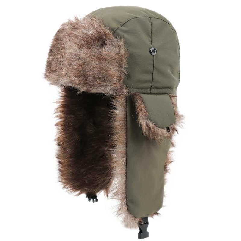 Chapka Homme pour le Ski et les Randonnées d'Hiver Coupe-Vent